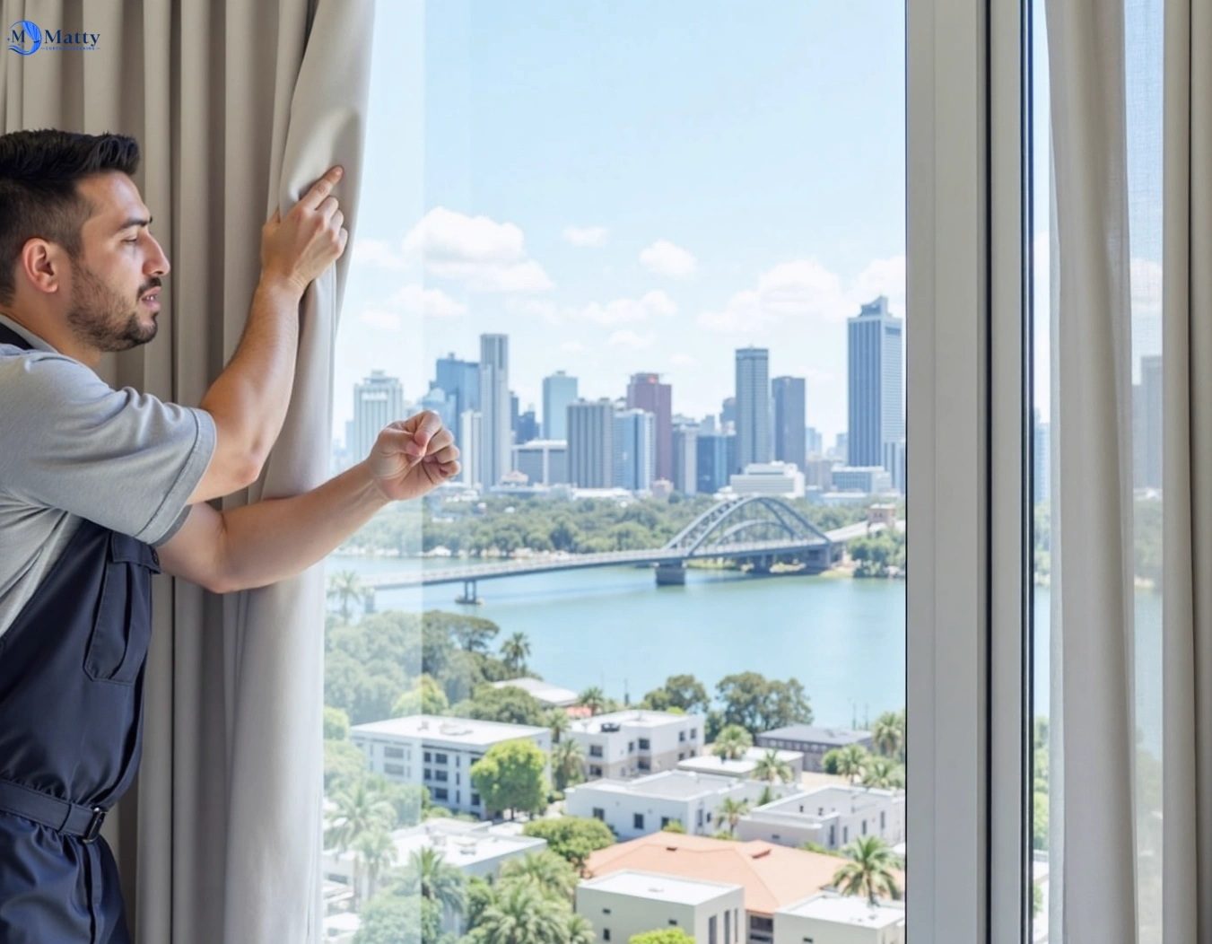 Professional curtain steam cleaning service south-turramurra-nsw QLD by Matty Curtain Cleaning